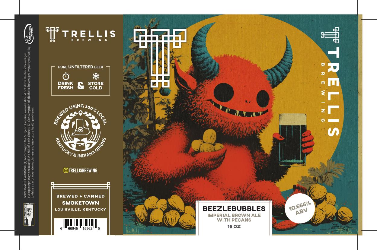 Beezlebubbles finished label PDF preview