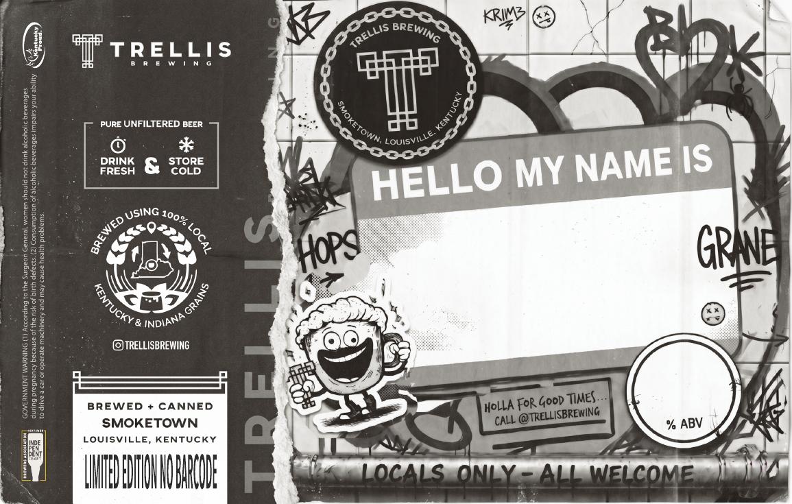 Blank finished label PDF preview