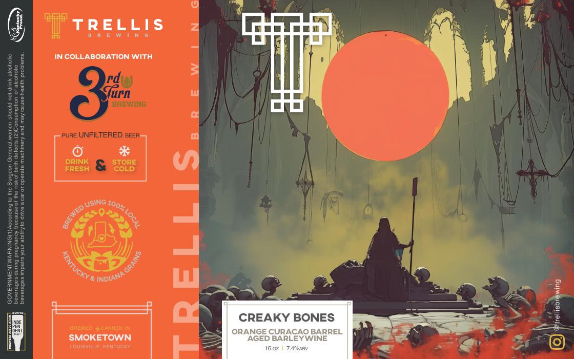 Creaky Bones finished label PDF preview