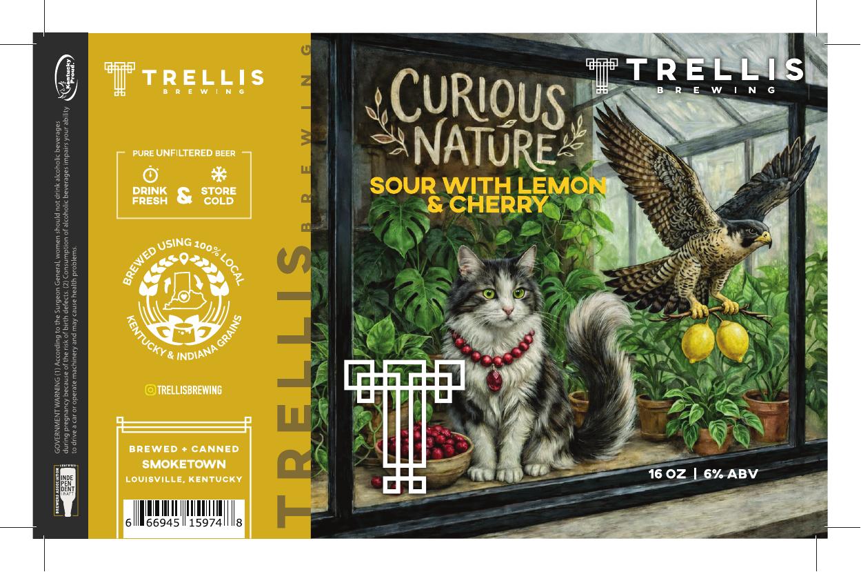 Curious Nature finished label PDF preview