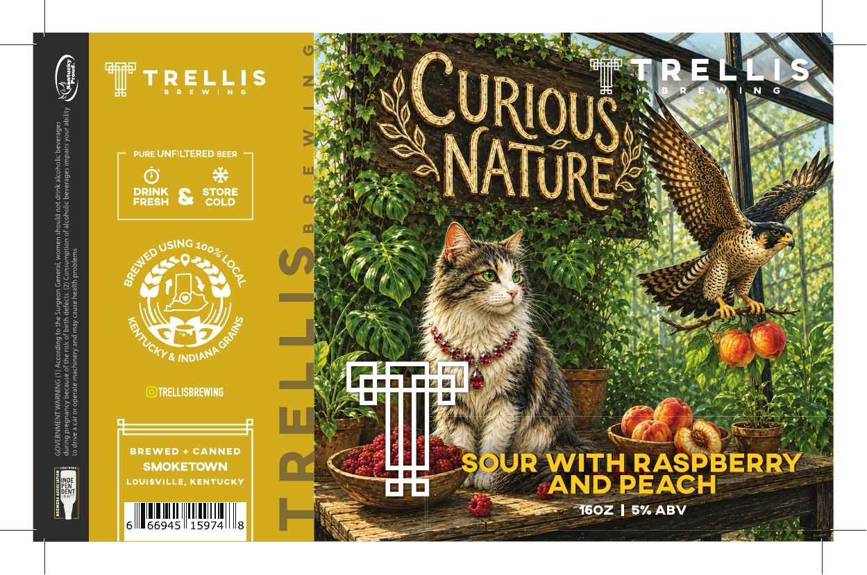 Curious Nature finished label PDF preview