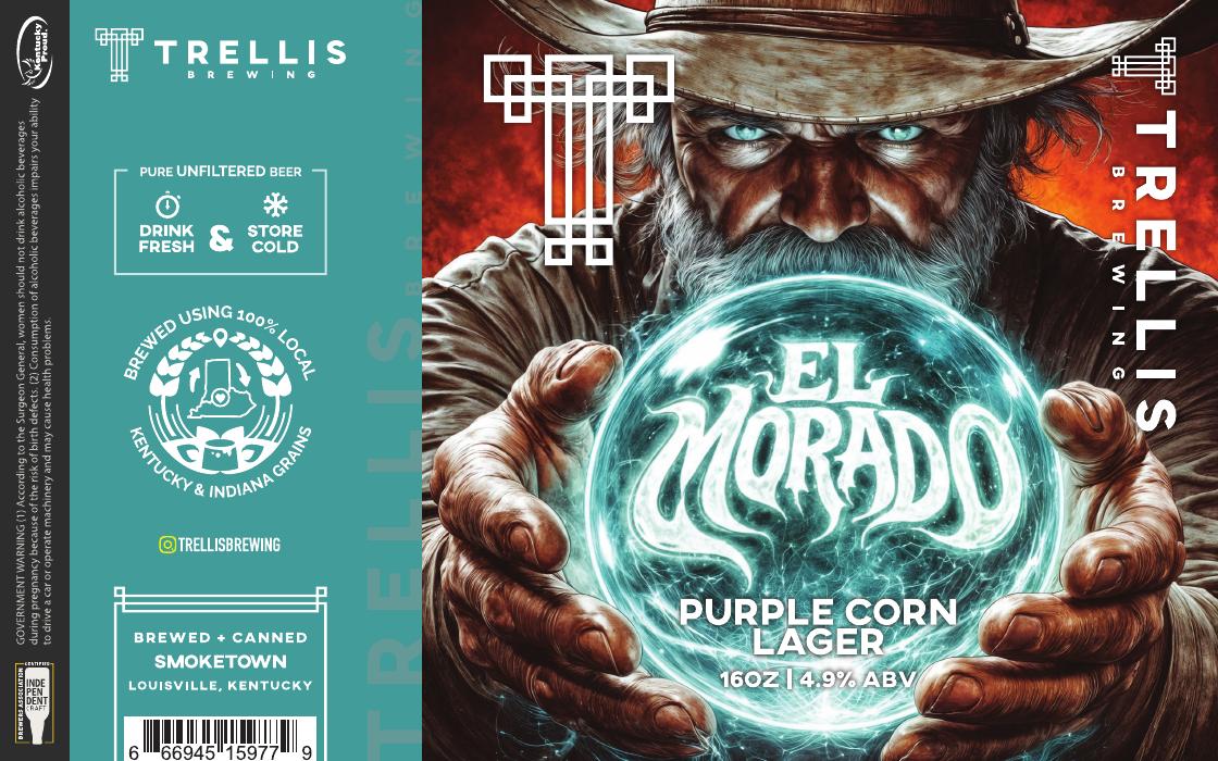El Morado finished label PDF preview