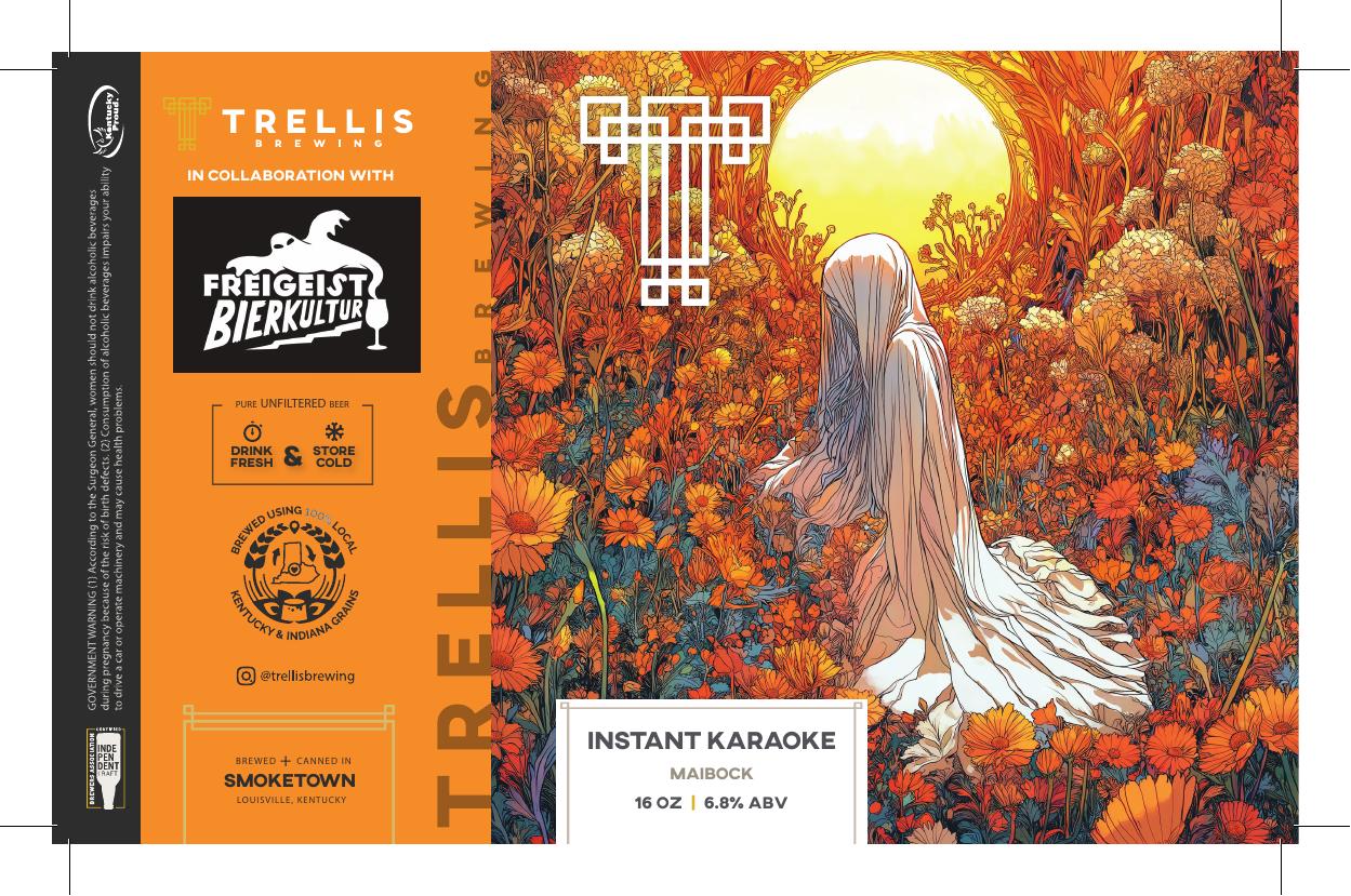Instant Karaoke finished label PDF preview