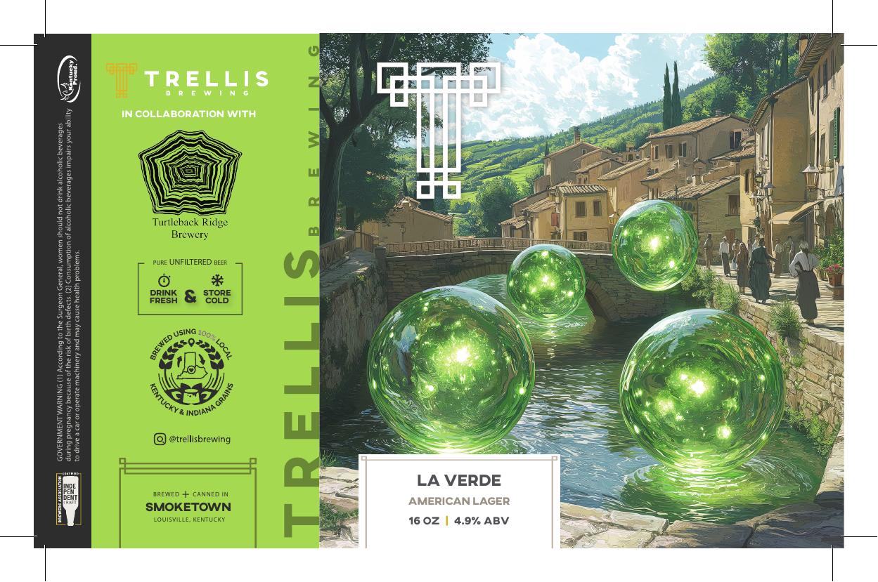 La Verde finished label PDF preview