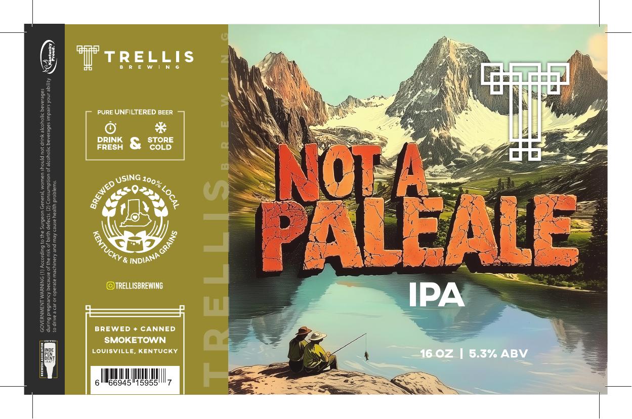Not A Pale finished label PDF preview