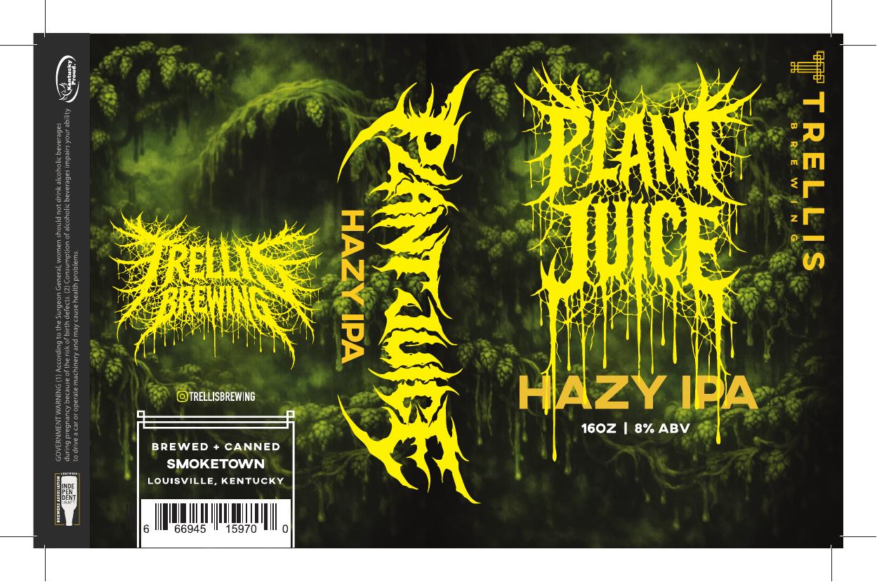 Plant Juice finished label PDF preview