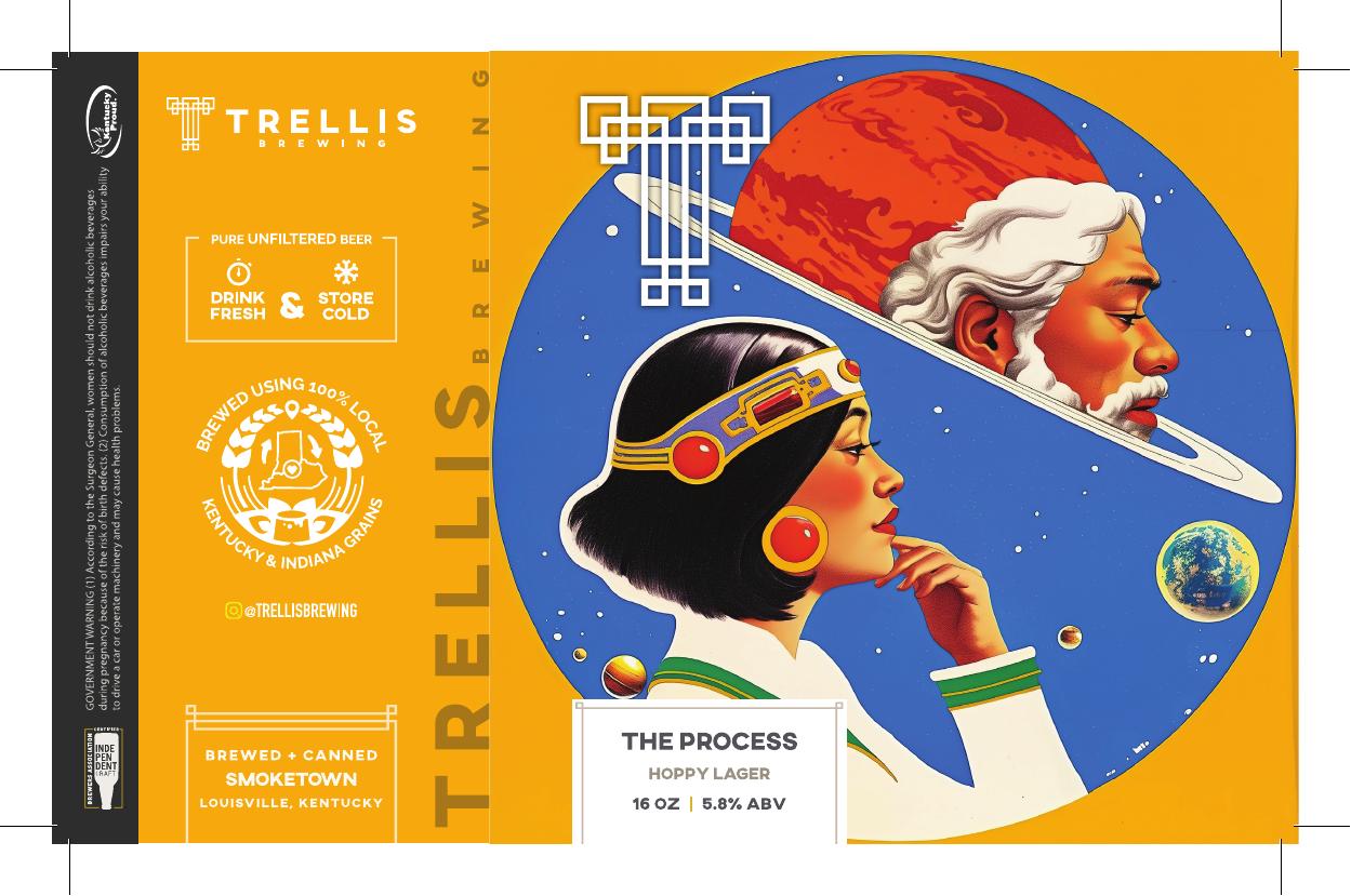 Process finished label PDF preview