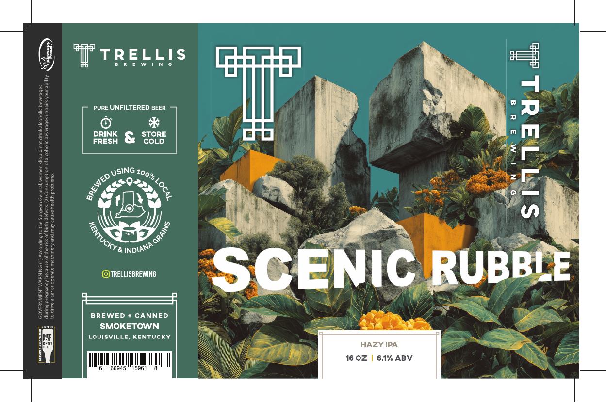 Scenic Rubble finished label PDF preview