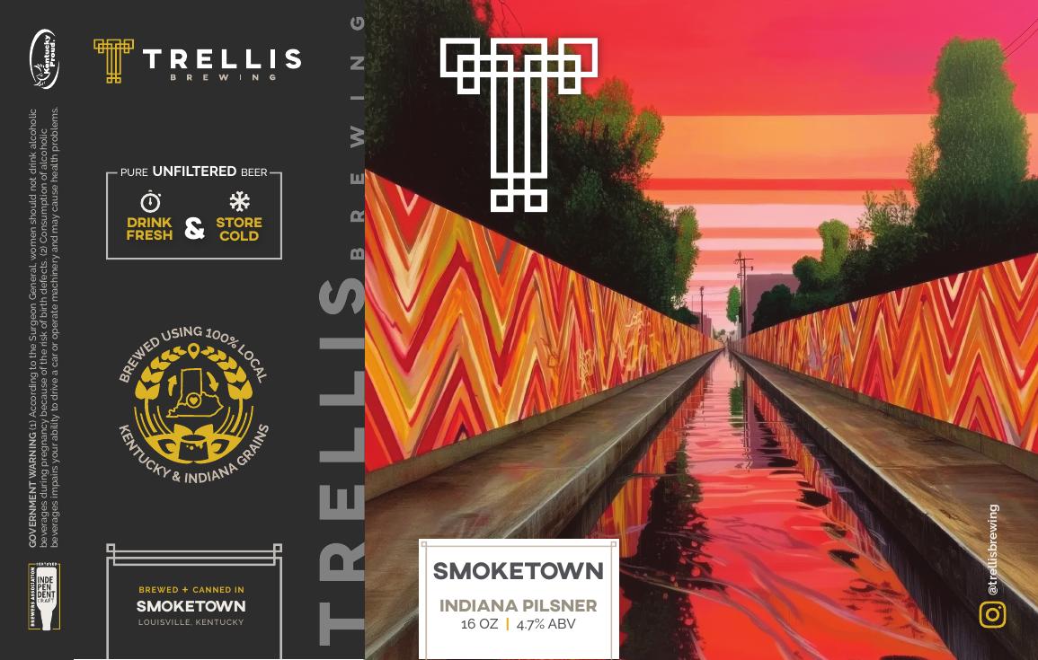 Smoketown finished label PDF preview