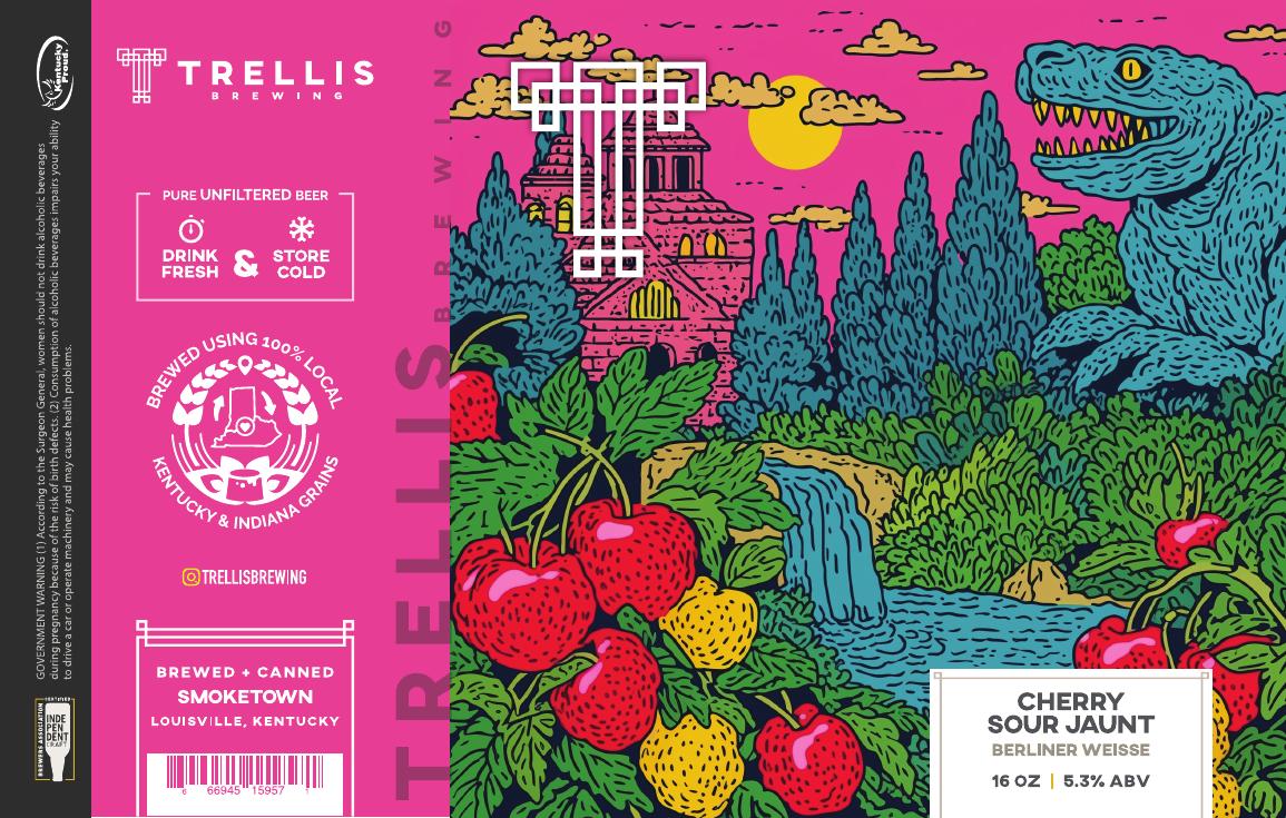 Sour Jaunt finished label PDF preview