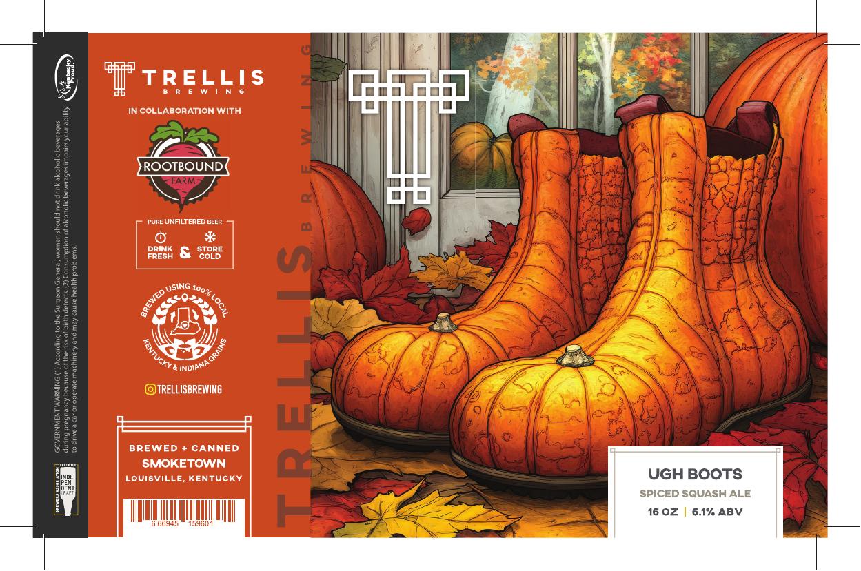 Ugh Boots finished label PDF preview