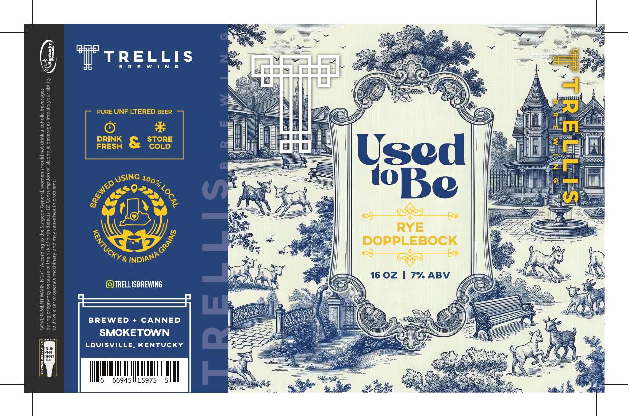 Used To Be finished label PDF preview
