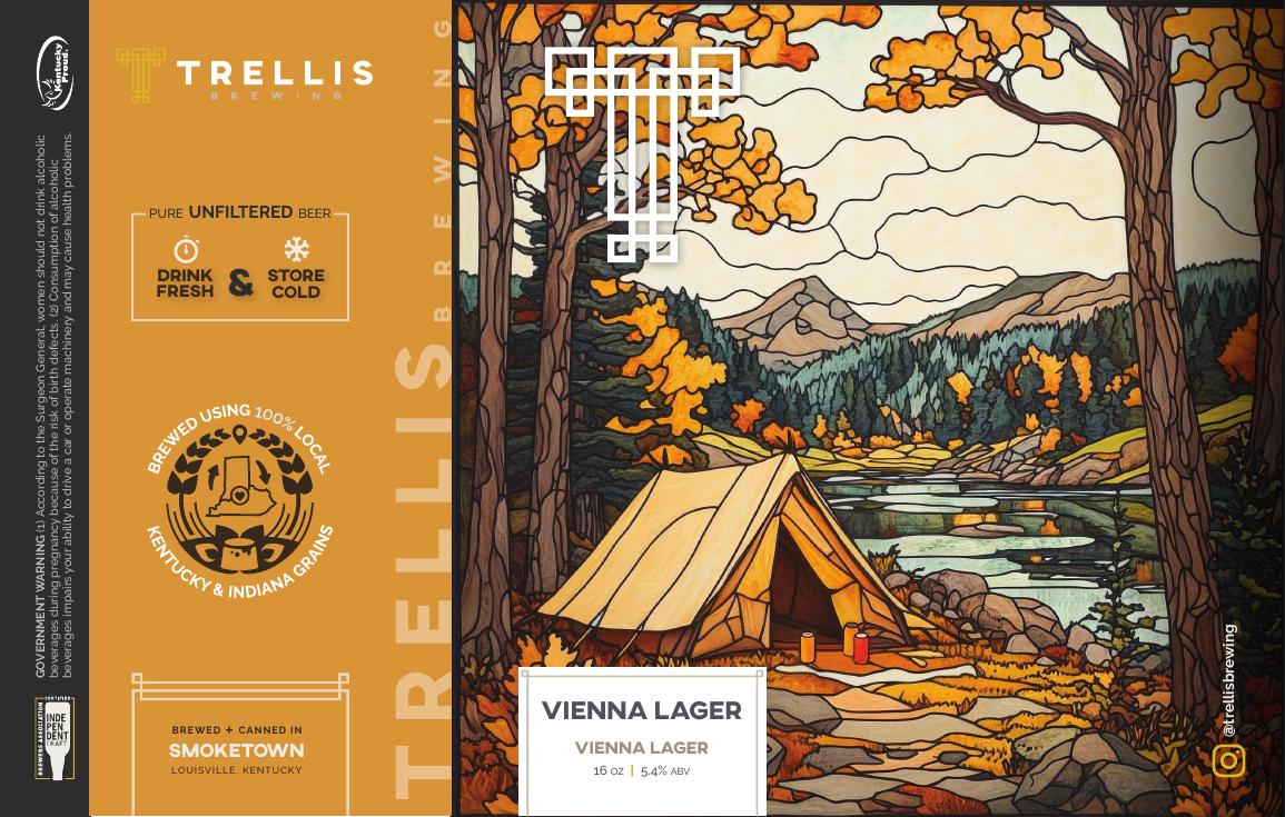 Vienna Lager finished label PDF preview